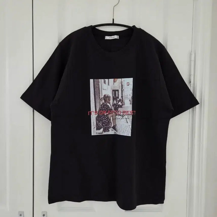 [BUNJANG] Printed Short Sleeve T-shirt / 프린팅 반팔 티셔츠