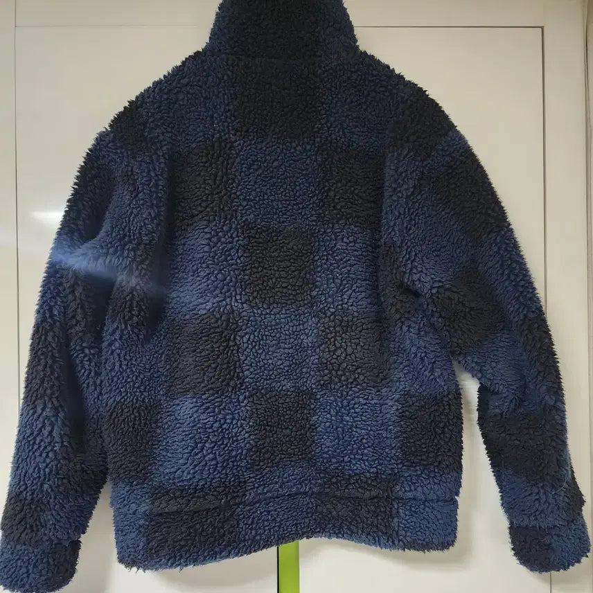 [BUNJANG] Louis Vuitton LV MADE Fleece Jacket S Size / 루이비통 LV MADE 체크 플리스 자켓 S사이즈 95-100사이즈
