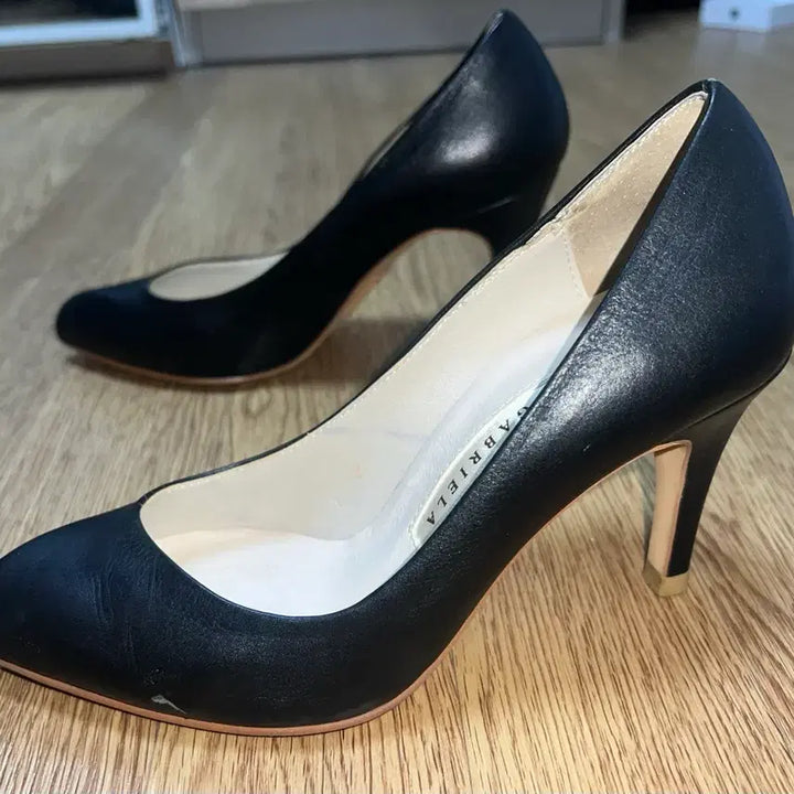 [BUNJANG] GABRIELA Stiletto Heels Black 225 / from GABRIELA 스틸레토 힐 블랙(무광) 225