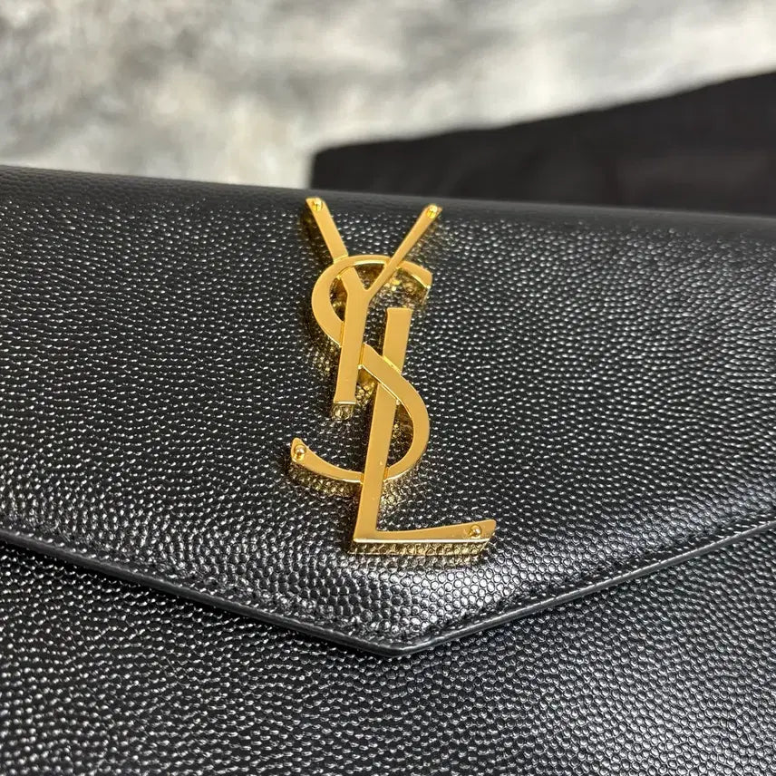 [SOLD OUT] [OS,새상품급] 입생로랑 업타운 클러치 금장