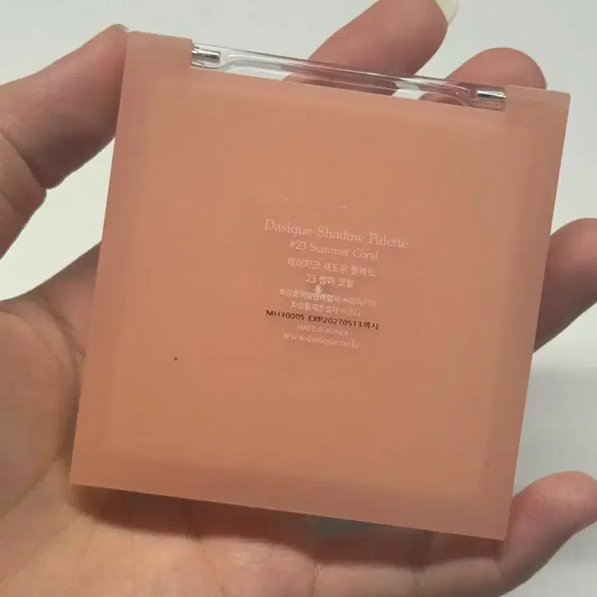 [BUNJANG] Daisique Summer Coral Eyeshadow Palette / 데이지크 썸머코랄 섀도우 팔레트