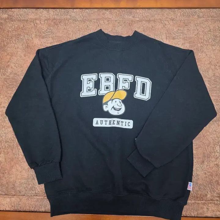 [BUNJANG] Ebbets Field Flannels Authentic Sweatshirt Black M / 이벳필드 베츠 어센틱 맨투맨 블랙 M
