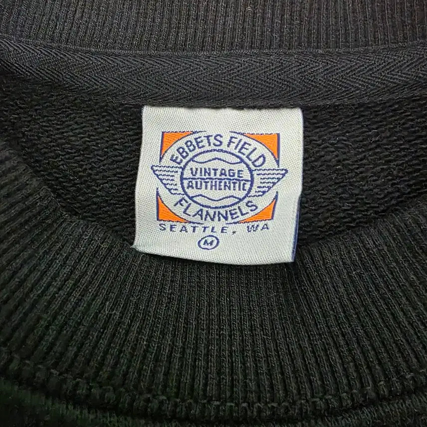 [BUNJANG] Ebbets Field Flannels Authentic Sweatshirt Black M / 이벳필드 베츠 어센틱 맨투맨 블랙 M