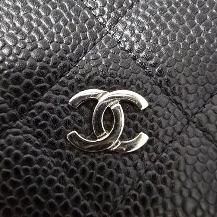 [BUNJANG] Chanel Classic WOC Caviar Black Silver Hardware / 샤넬 클래식 woc 케비어 블랙 은장