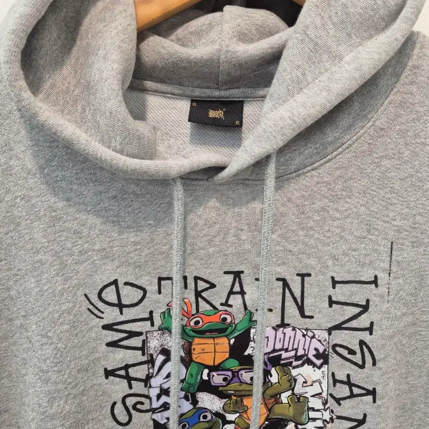 [BUNJANG] Brownbreath x Teenage Mutant Ninja Turtles Collaboration Hoodie XL / 브라운브레스와 닌자 거북이 콜라보 후드티  XL