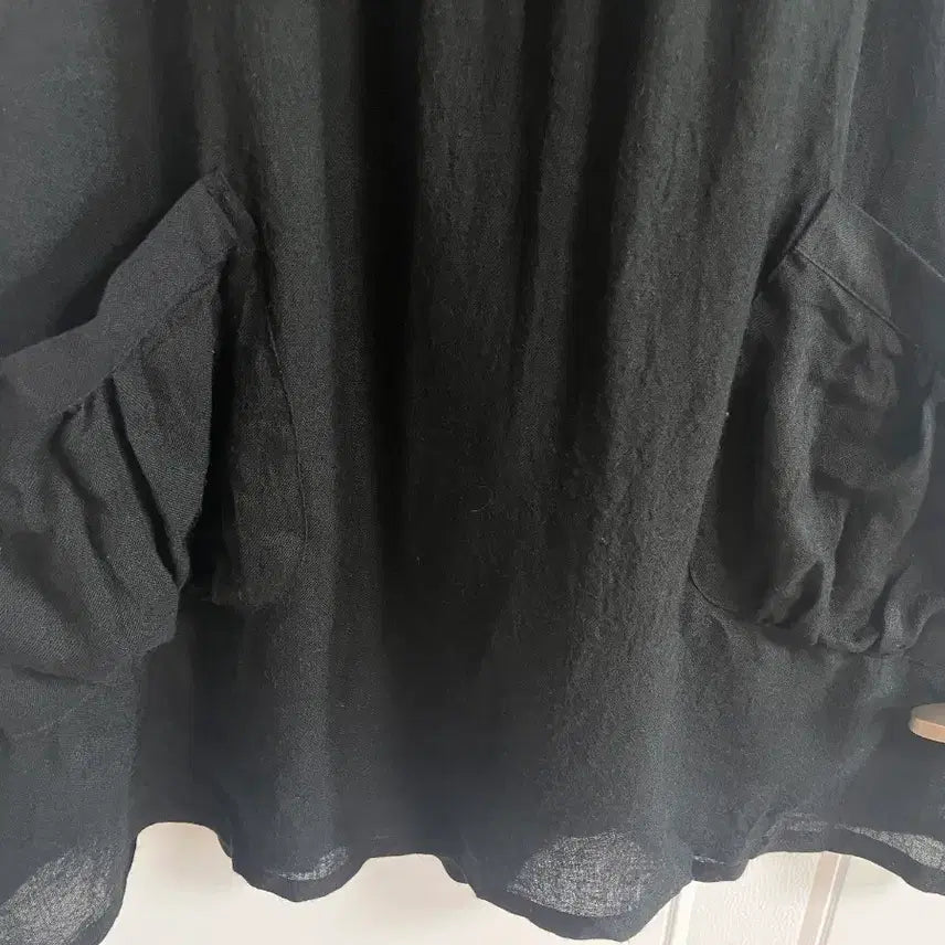 [BUNJANG] Vintage Black Vest Dress Wool Blend M / (일본 수입 빈티지)블랙 조끼 나시 원피스 라운드 포켓 울함유 M