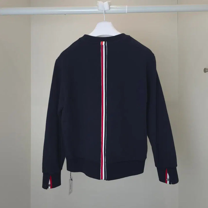 [BUNJANG] Thom Browne Three Stripe Sweatshirt Navy / [정품] 톰브라운 백삼선 맨투맨 / MJT085A