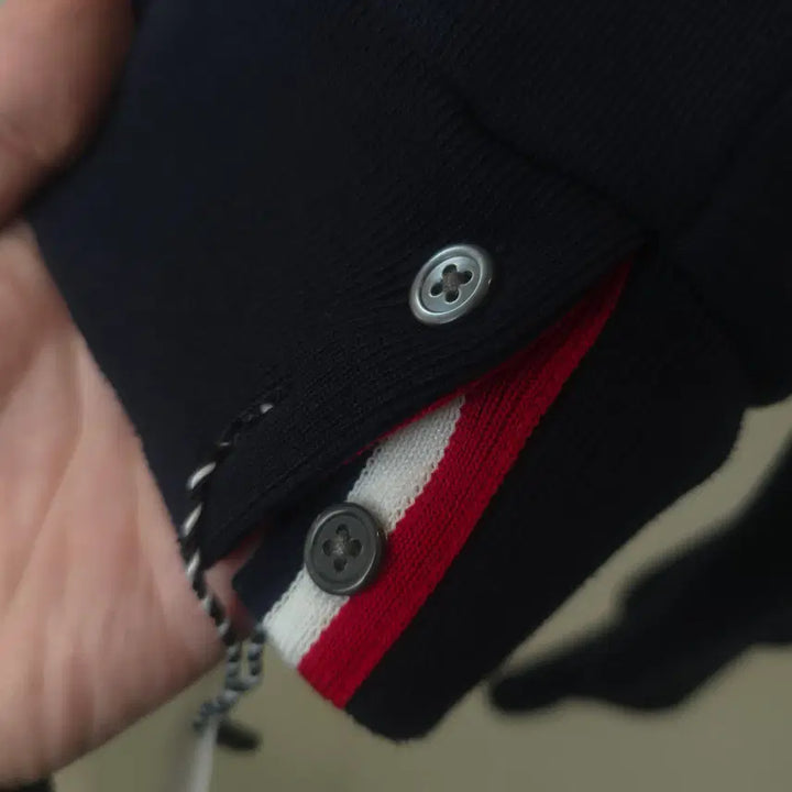 [BUNJANG] Thom Browne Three Stripe Sweatshirt Navy / [정품] 톰브라운 백삼선 맨투맨 / MJT085A