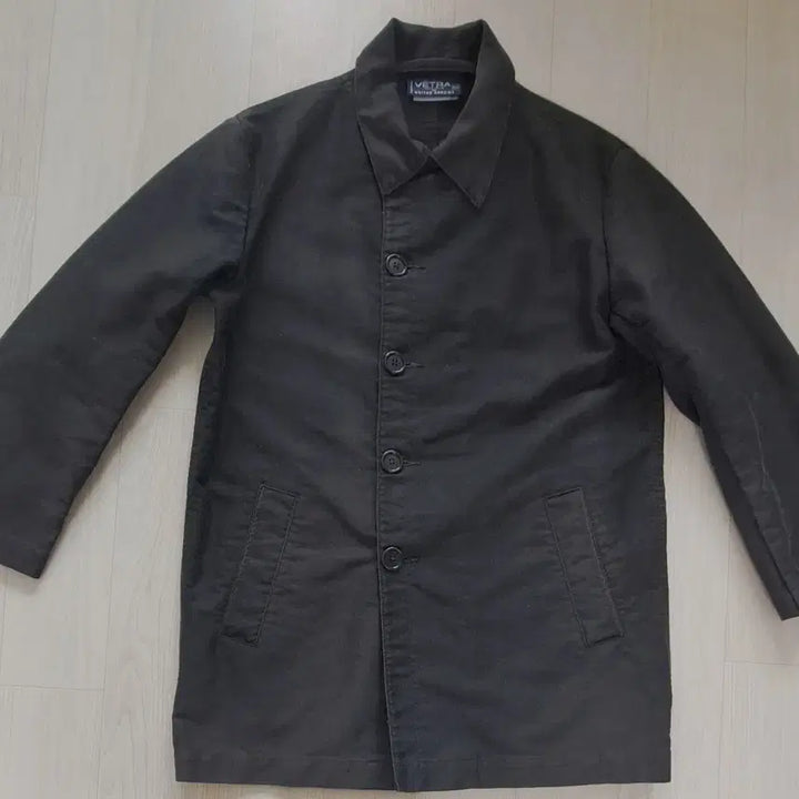 [BUNJANG] Vetra Black Moleskin Work Jacket / 베트라 블랙 몰스킨 워크자켓
