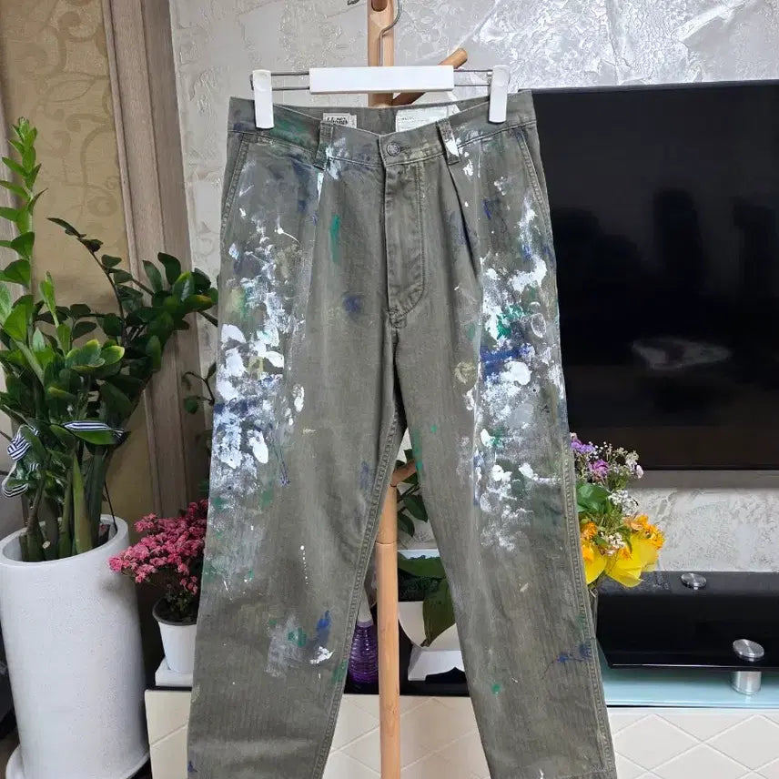 [BUNJANG] Khakis Painted Work Pant S / 카키스 khakis painted work pant 페인트 워크팬츠 S
