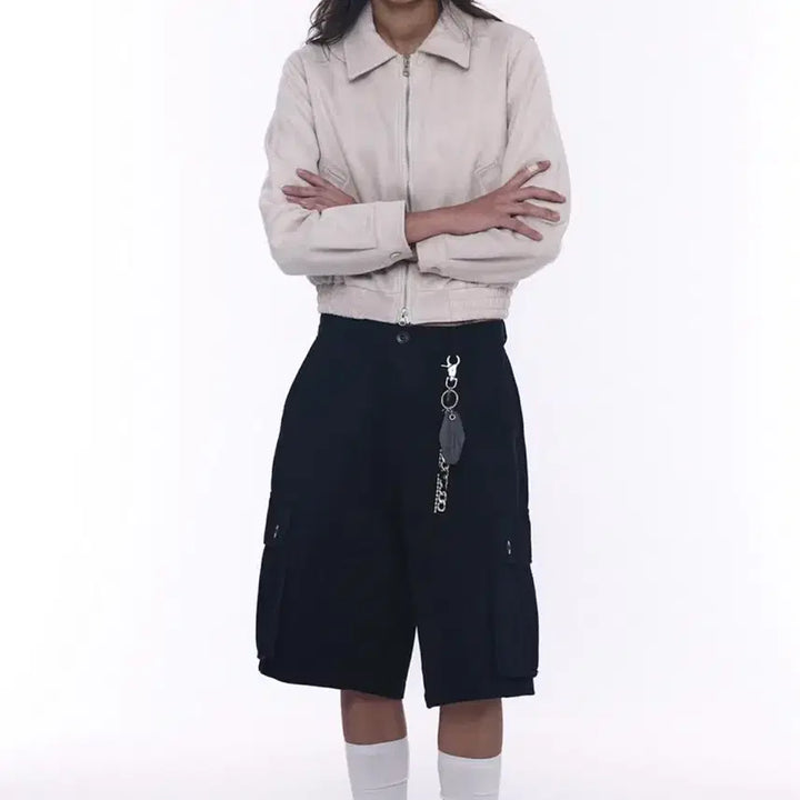 [BUNJANG] Place Studio Suede Blouson Jacket / 플레이스 스튜디오 스웨이드 블루종 자켓