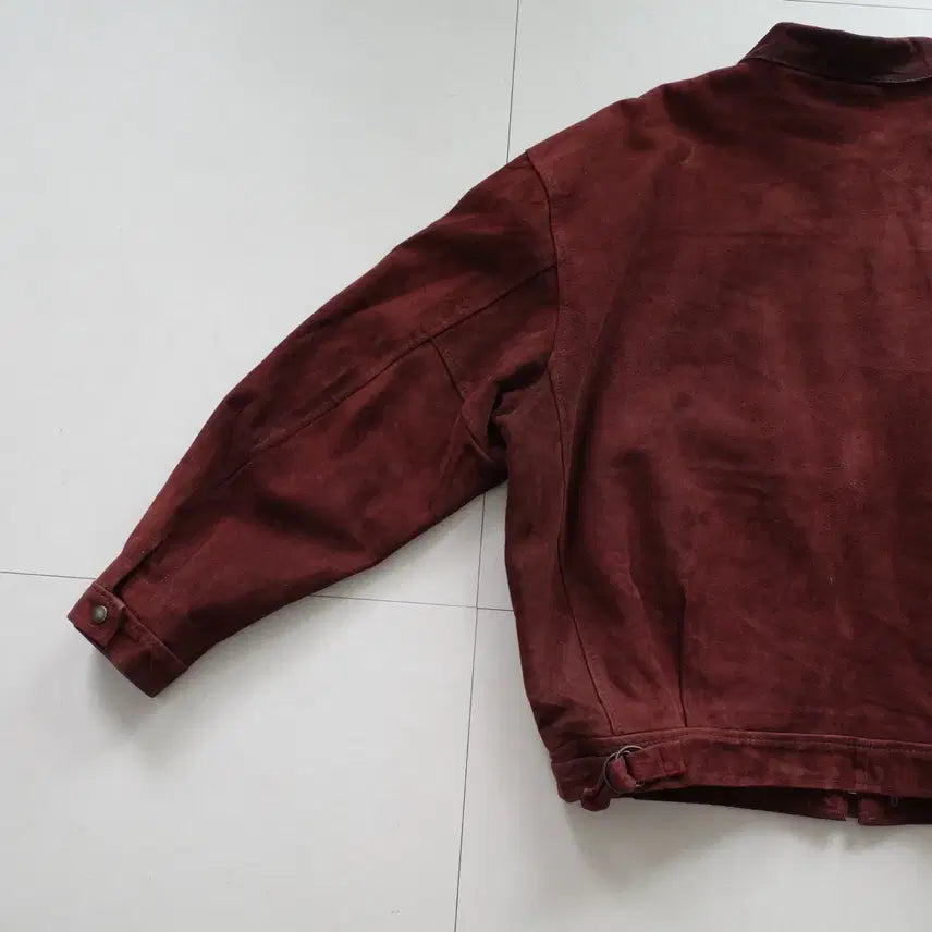 [BUNJANG] Peperoni 90s Suede Leather Jacket / 90s 페페로니 Peperoni 스웨이드 스포츠 레더 자켓