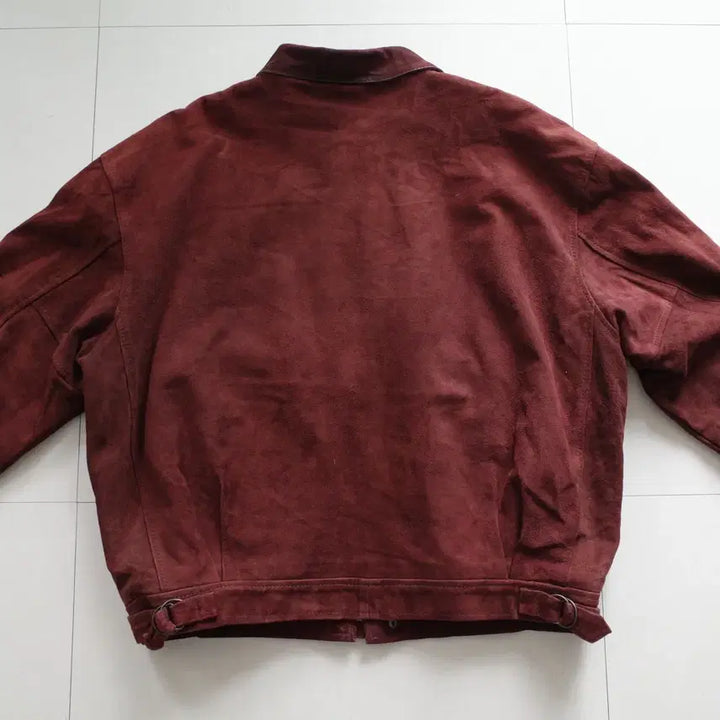 [BUNJANG] Peperoni 90s Suede Leather Jacket / 90s 페페로니 Peperoni 스웨이드 스포츠 레더 자켓