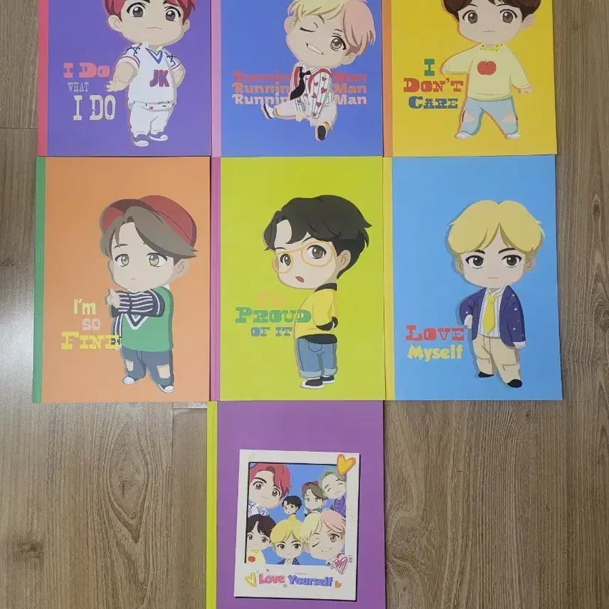[BUNJANG] BTS Character Notebook Set / 방탄소년단 캐릭터 노트 세트 (BTS)