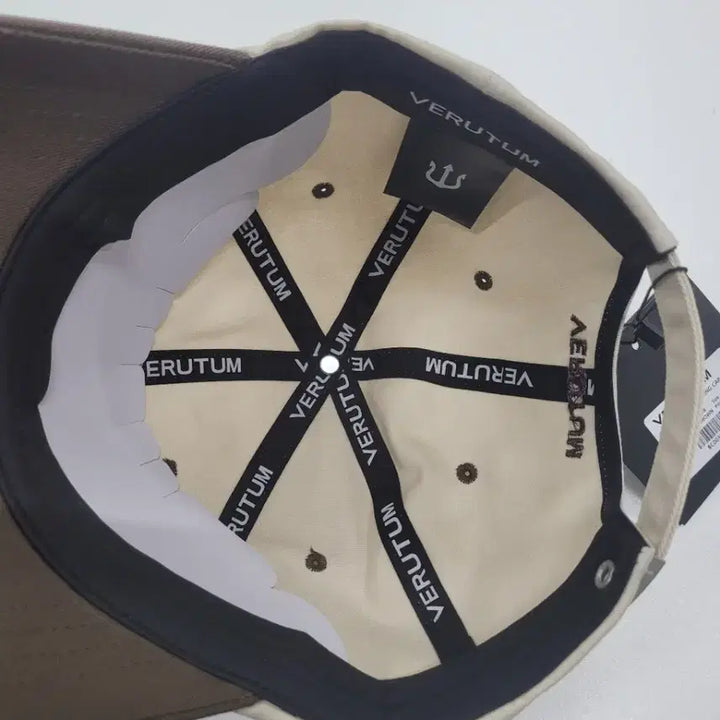 [BUNJANG] Verutum Baseball Cap Beige/Brown Hat / 베루툼 볼캡 모자 베이지/브라운