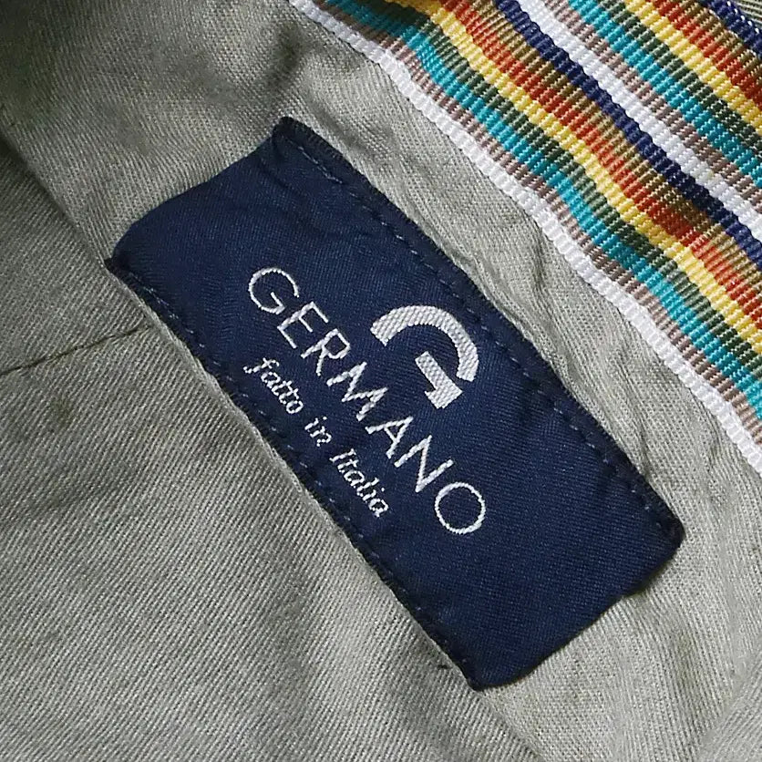 [BUNJANG] Germano Tredy Khaki Two-Pleats Classic Casual Short Pants / 제르마노 [Germano] 트레디 카키 투플리츠 클래식 캐주얼 숏팬츠