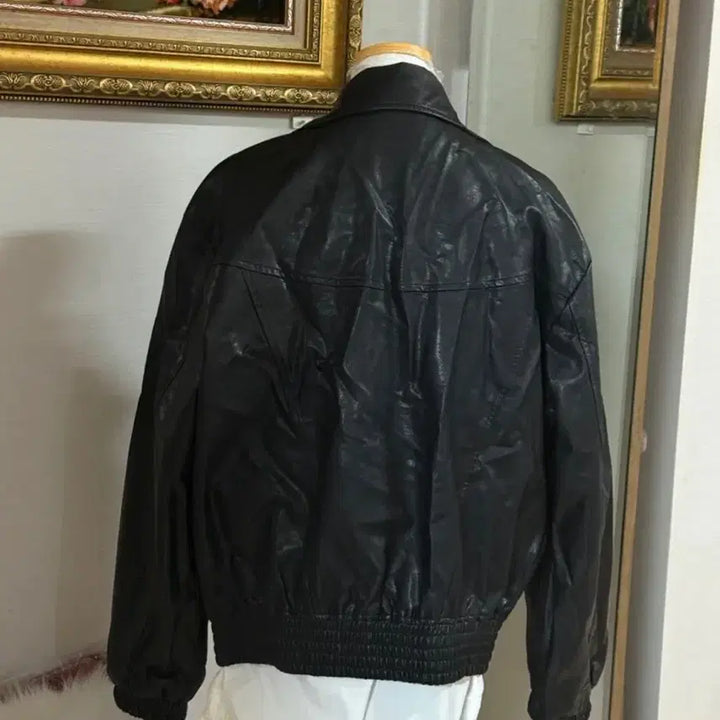 [BUNJANG] BESLOW Black Leather Jacket (M) / (정품) 비슬로우 (BESLOW) 블랙 가죽자켓 판매 M