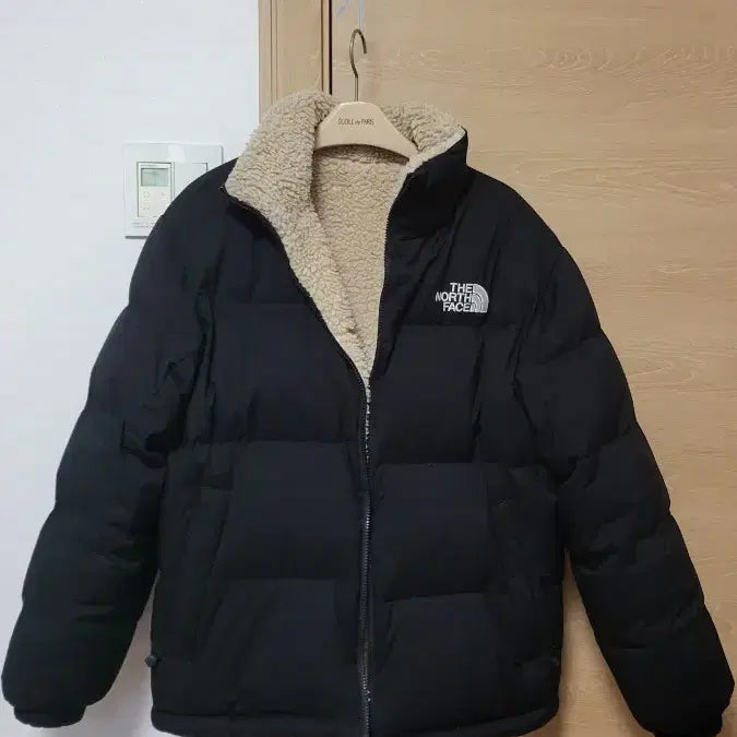 [BUNJANG] The North Face Fleece Down Padded Jacket (100) Black / 노스페이스 양털 다운패딩  (100) 블랙