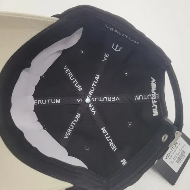 [BUNJANG] Verutum Ball Cap - Black/Beige / 베루툼 볼캡 모자 검정/베이지