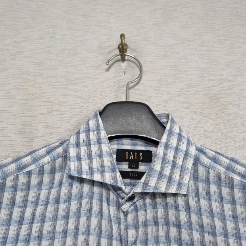 [BUNJANG] Daks Linen Check Shirt Men&