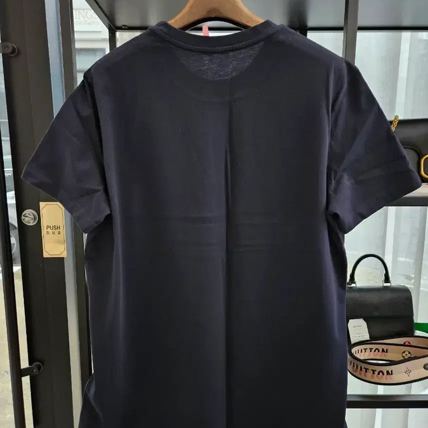 [BUNJANG] Moncler Logo T-shirt Navy / [정품/새상품급/신형/XXL] 몽클레어 로고 반팔티셔츠 네이비 면티