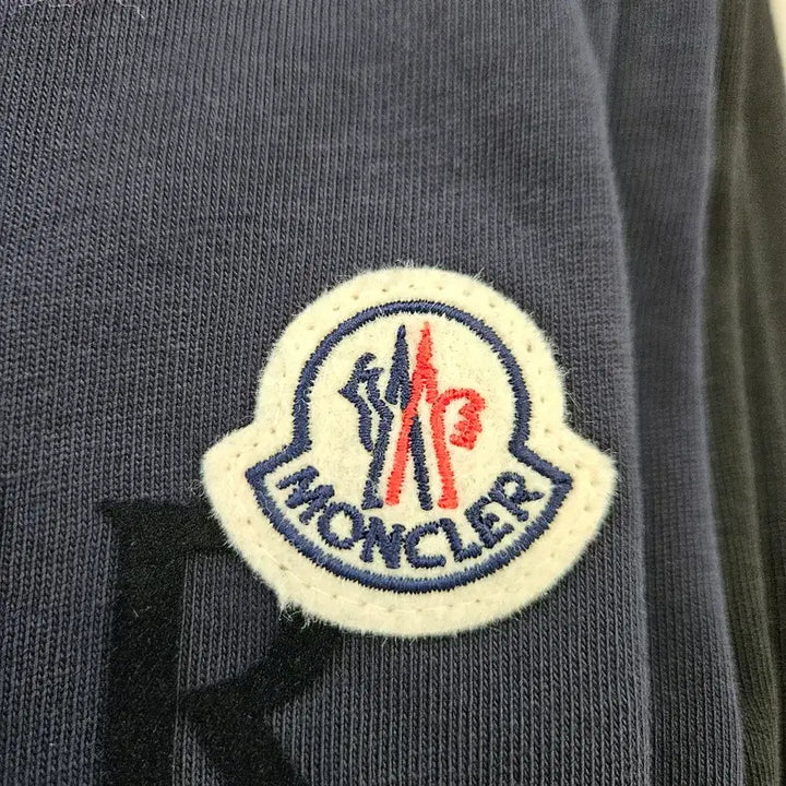 [BUNJANG] Moncler Logo T-shirt Navy / [정품/새상품급/신형/XXL] 몽클레어 로고 반팔티셔츠 네이비 면티