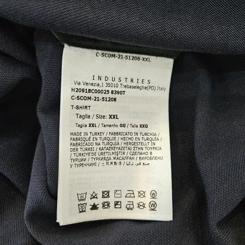 [BUNJANG] Moncler Logo T-shirt Navy / [정품/새상품급/신형/XXL] 몽클레어 로고 반팔티셔츠 네이비 면티