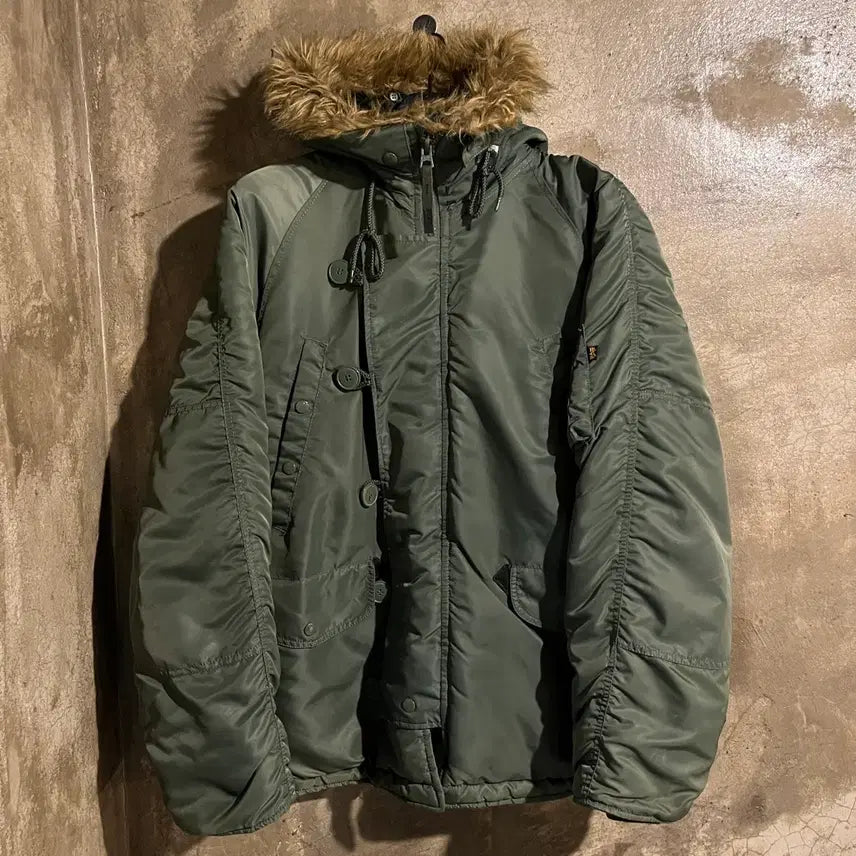 [BUNJANG] Alpha Industries Flight Padded Bomber Jacket / 알파인더스트리 항공 패딩 점퍼