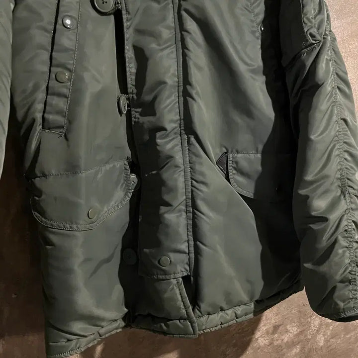 [BUNJANG] Alpha Industries Flight Padded Bomber Jacket / 알파인더스트리 항공 패딩 점퍼