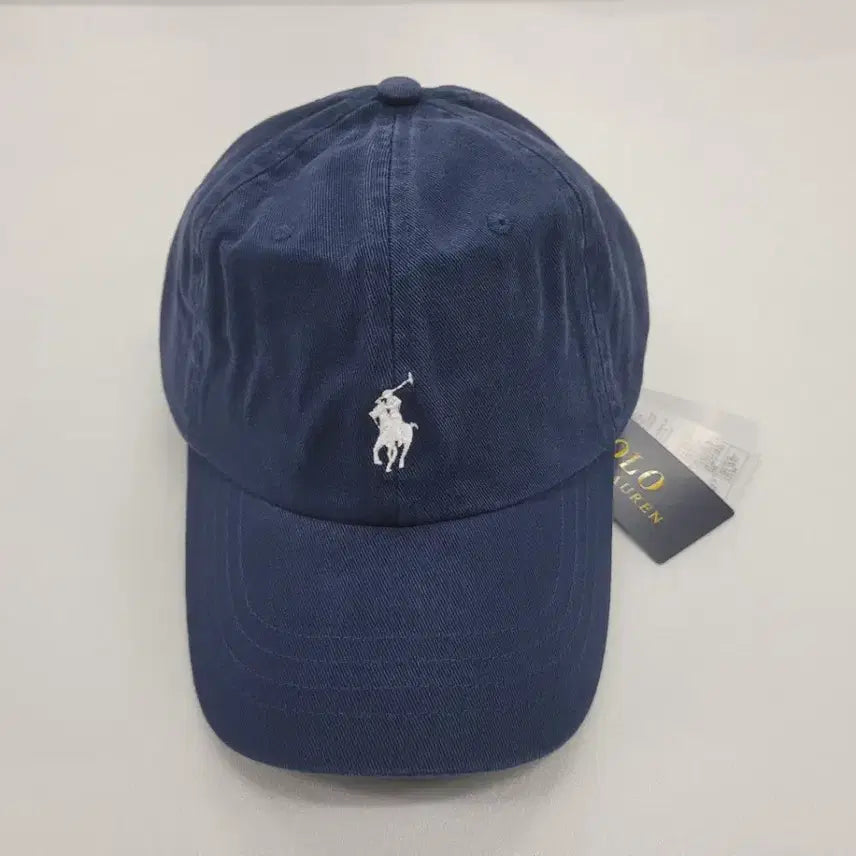 [BUNJANG] Polo Ralph Lauren Navy Cotton Cap / 폴로 랄프로렌 볼캡 모자 네이비