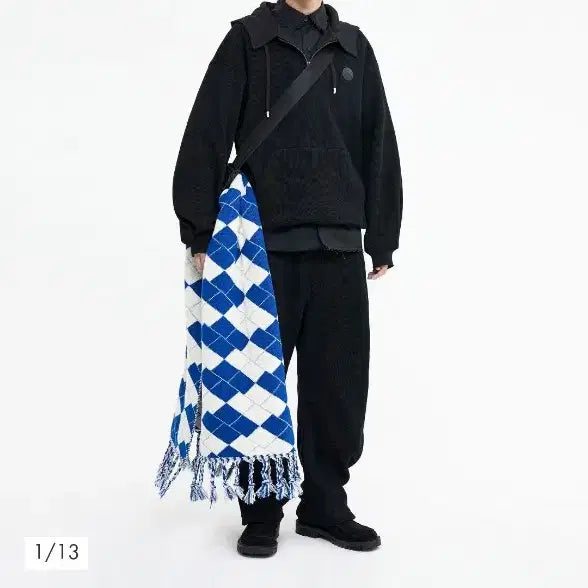 [BUNJANG] ADER Error Spheric Logo Hoodie Black A2 / 아더에러 스페릭 로고 후드 블랙 A2사이즈