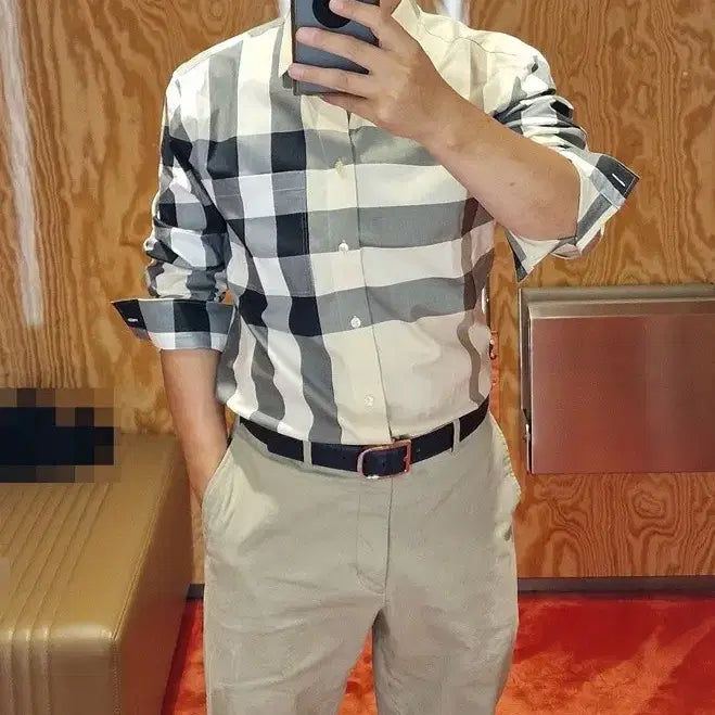 [BUNJANG] Burberry Check Shirt / 버버리 체크셔츠