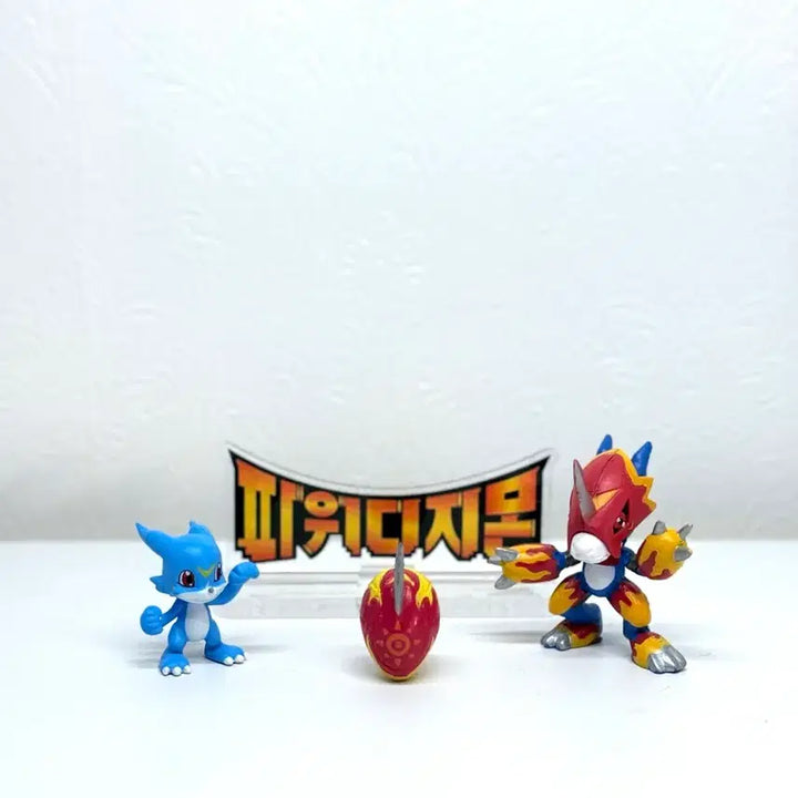[BUNJANG] Digimon V-mon Fire Capsule Firedramon Gashapon Set / 디지몬 브이몬 화염캡슐 화염드라몬 가샤퐁 세트