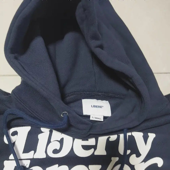[BUNJANG] Liberate Liberty Forever Navy Hoodie S / 리베라 리버티 포에버 네이비 후드티 S
