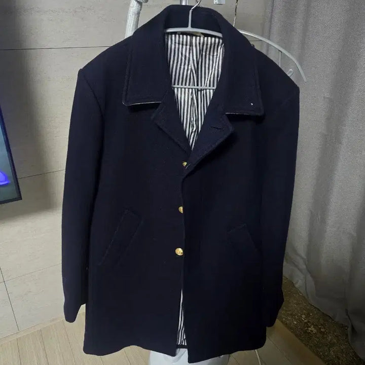 [BUNJANG] Thom Browne Navy Single Coat / 톰브라운 네이비 싱글 코트(95~100)