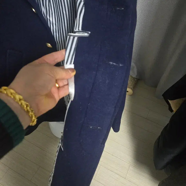 [BUNJANG] Thom Browne Navy Single Coat / 톰브라운 네이비 싱글 코트(95~100)