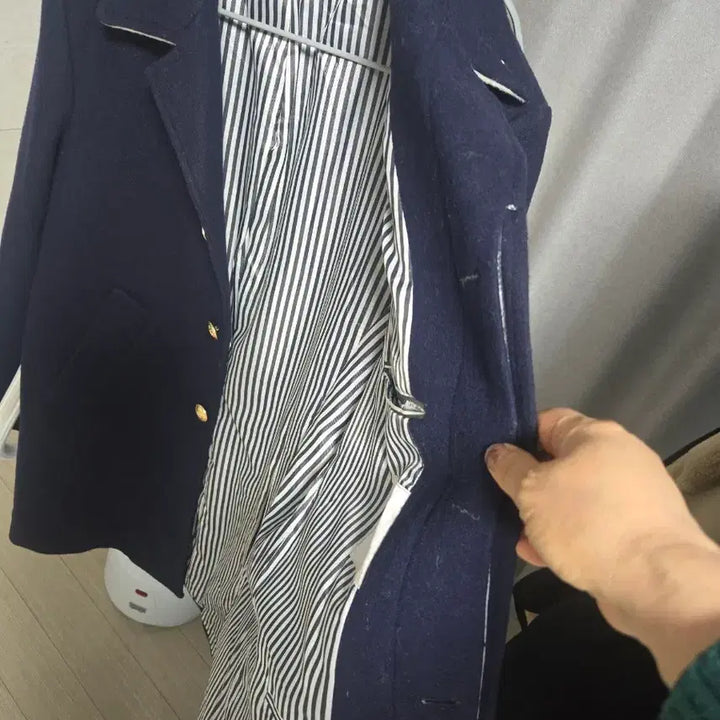 [BUNJANG] Thom Browne Navy Single Coat / 톰브라운 네이비 싱글 코트(95~100)