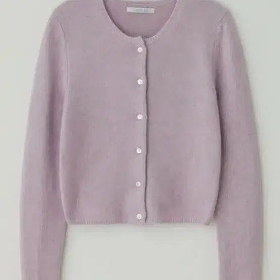 [BUNJANG] Tannat Violet Round Neck Raccoon Wool Cardigan / 타낫tannat바이올렛 라운드넥 라쿤울가디건