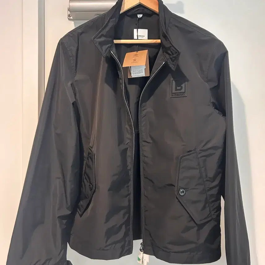 [BUNJANG] Burberry Lincolnshire Harrington Jacket Black / 버버리 링컨셔 해링턴자켓 블랙