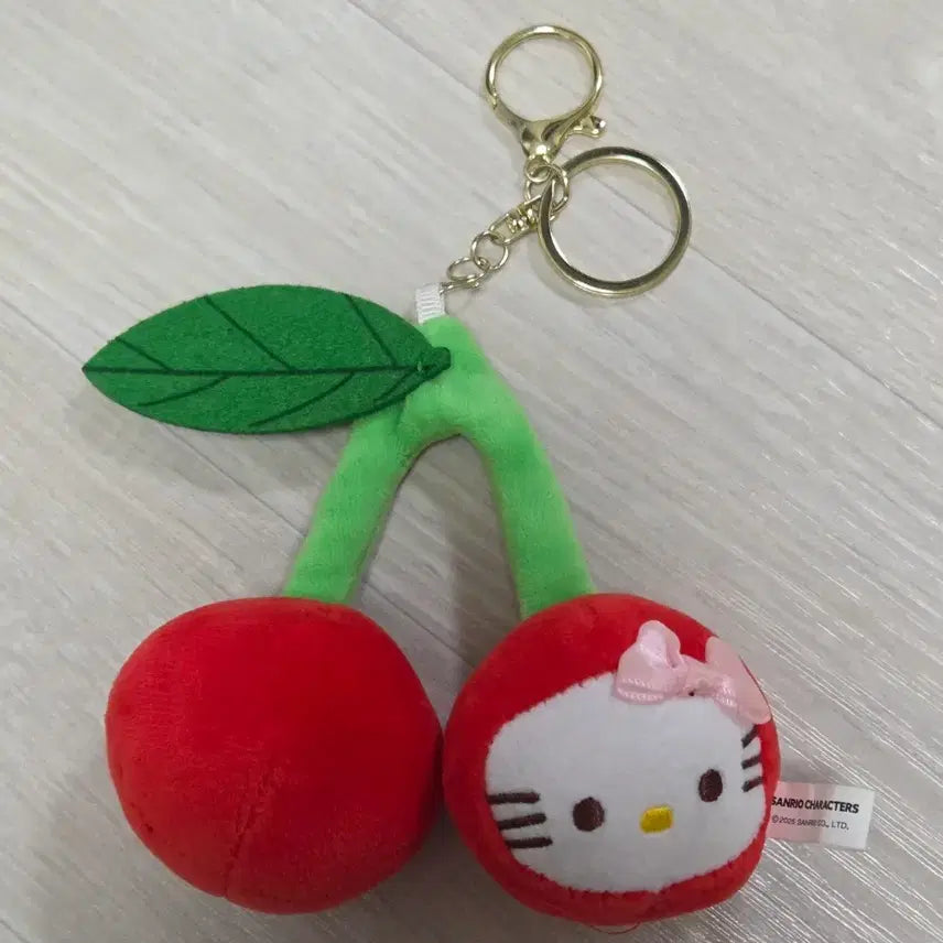 [BUNJANG] Sanrio Hello Kitty Cherry Keychain / [덤] [새상품] 키티 앵두 체리 키링 산리오