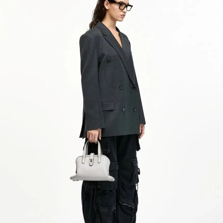 [BUNJANG] Vunque Talk Tote Bag Small Light Beige / 분크 토크 토트백 스몰 라이트베이지