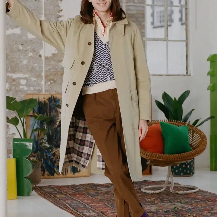 [BUNJANG] Drake's Summer Wave Fair Isle Jumper / 드레익스 Summer wave fair isle jumper