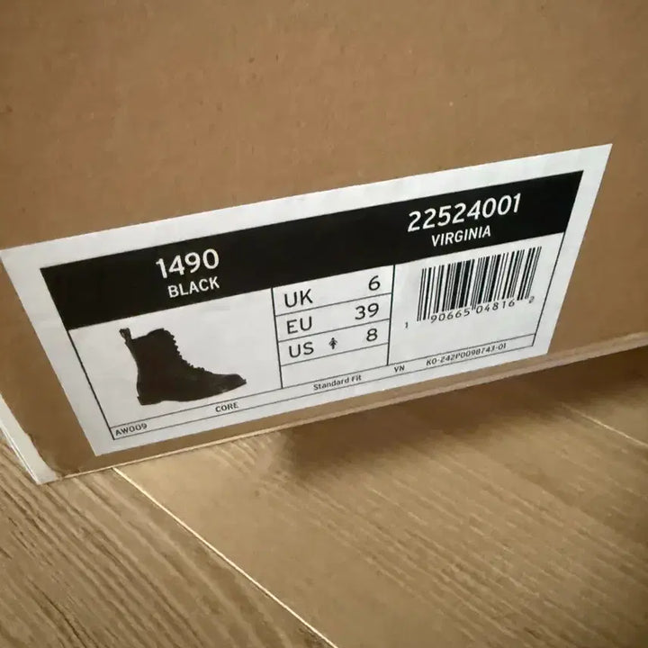 [BUNJANG] Dr. Martens Virginia 10 Hole Boots / 닥터마틴 버지니아 10홀 250