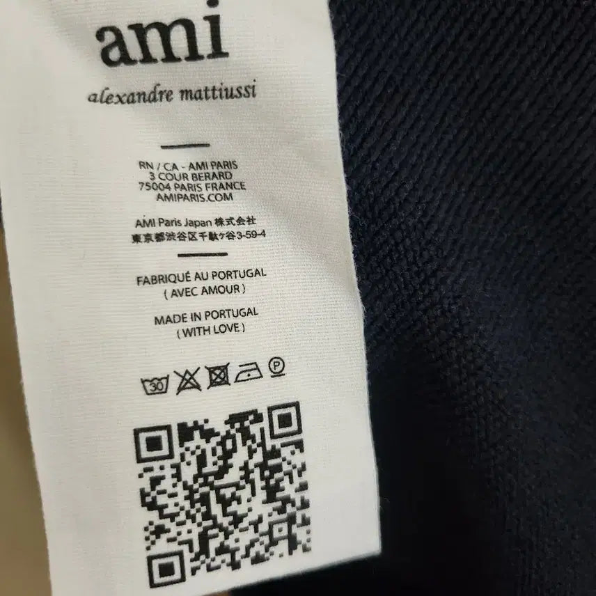 [BUNJANG] AMI AMI Navy Sweatshirt (L) / <정품인증>1장특가>새상품급>아미 AMI 네이비 스웨트셔츠(L)105