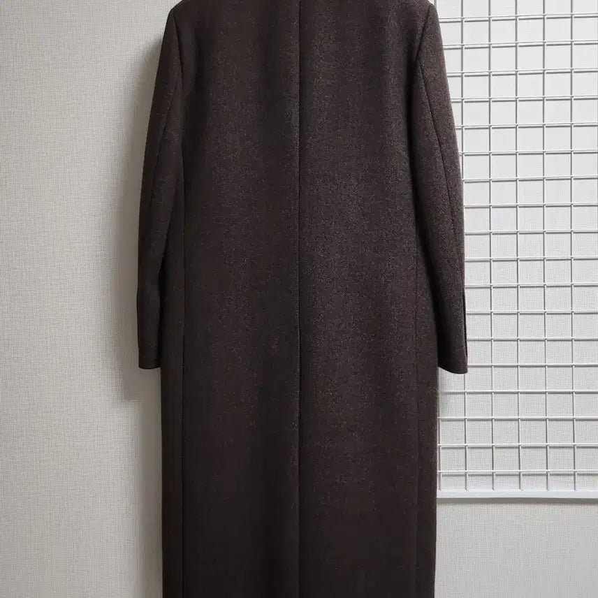 [BUNJANG] Tony Wek Herringbone Tailored Coat / [S] 토니웩 헤링본 싱글 브레스티드 테일러드 코트 블랙 브라운