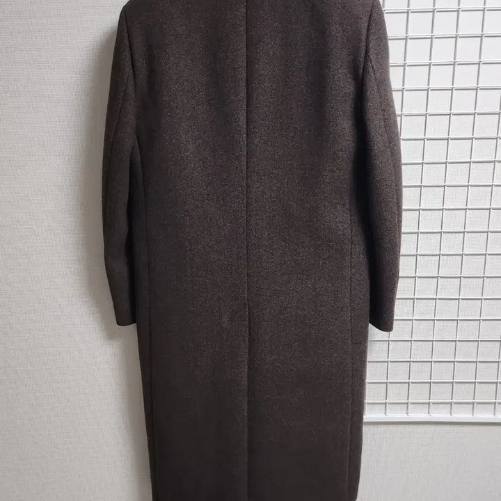 [BUNJANG] Tony Wek Herringbone Tailored Coat / [S] 토니웩 헤링본 싱글 브레스티드 테일러드 코트 블랙 브라운