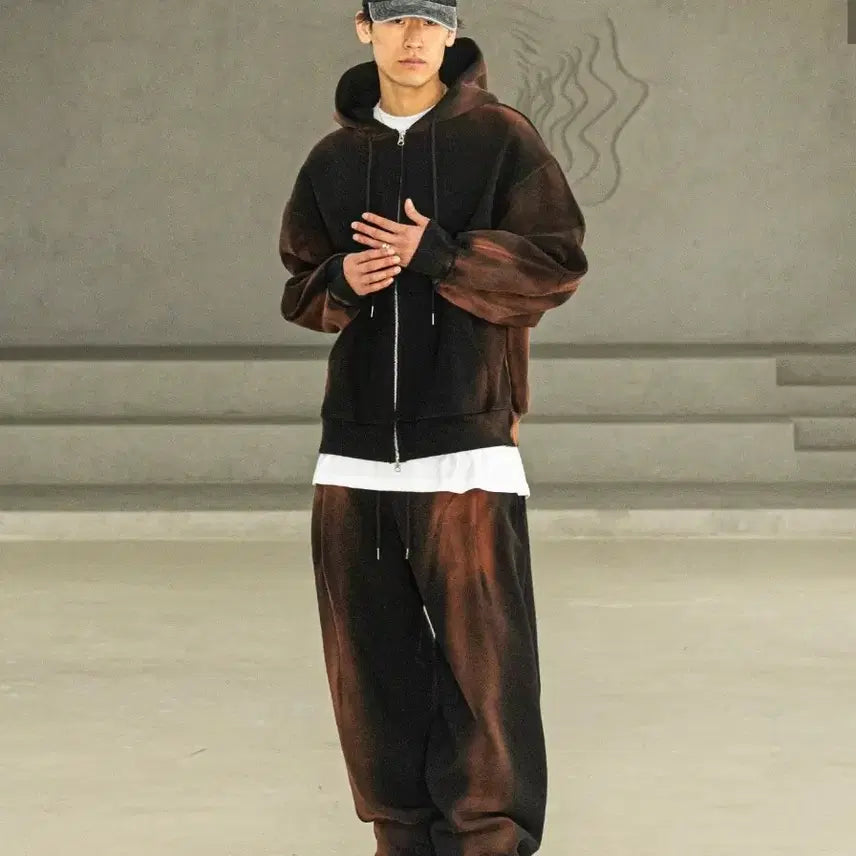 [BUNJANG] Massnoun Oversized Hooded Zip-up Jacket / [M] 매스노운 오버핏 후드 집업 자켓