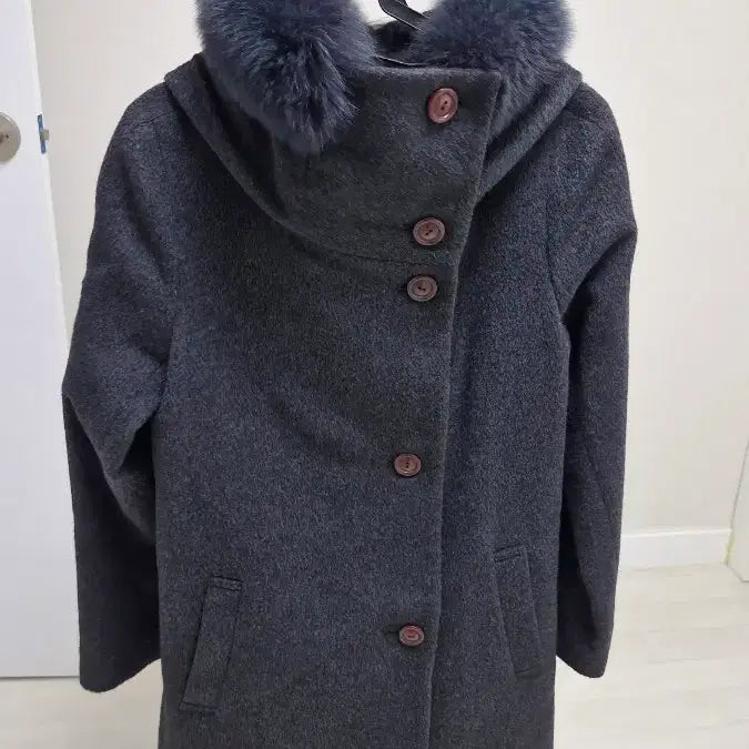 [BUNJANG] BOBOS Fox Fur Hooded Coat / BOBOS 폭스퍼 후드 코트 40사이즈 새제품