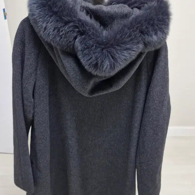 [BUNJANG] BOBOS Fox Fur Hooded Coat / BOBOS 폭스퍼 후드 코트 40사이즈 새제품