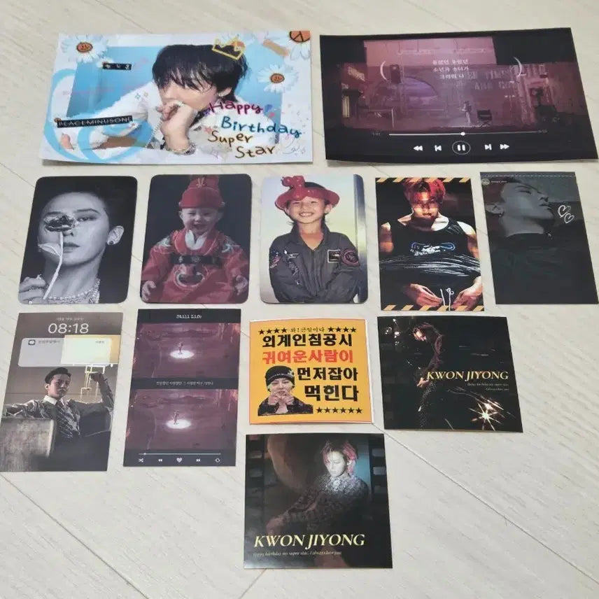 [BUNJANG] G-Dragon (Kwon Ji-Yong) Photocard Set / 지드래곤 권지용 포토카드 세트